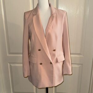 H&M - Pink Blazer Jacket - Size 8